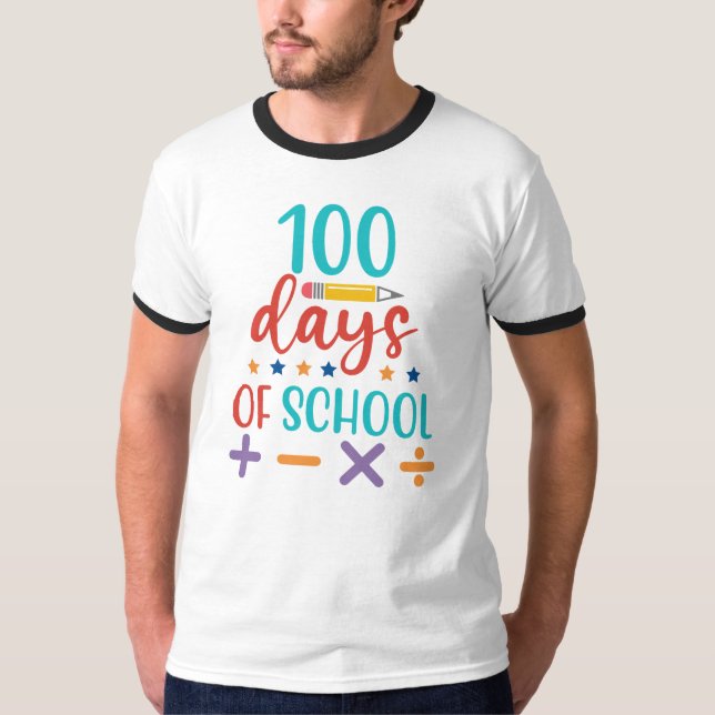 100 Days of School Celebration T-Shirt (Front)