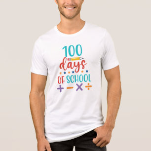 100 Days of School Celebration Tri-Blend Shirt