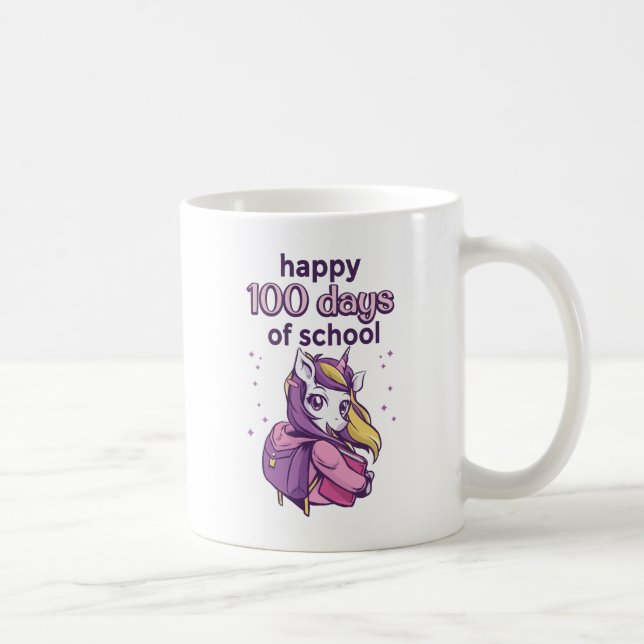 100 days of school coffee mug (Right)