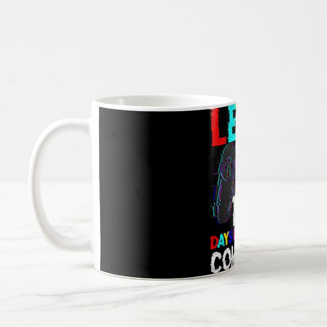 100 Days Of School Completed Gamer Boy Level 100 C Coffee Mug (Left)