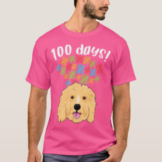 100 Days of School Costume Boy Girl Dog Doodle 1 T-Shirt
