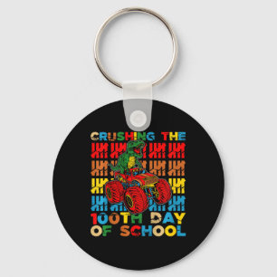 100 Days Of School Crushing The 100th Day Of Schoo Key Ring