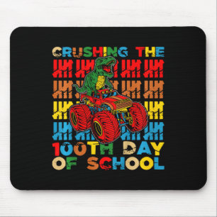 100 Days Of School Crushing The 100th Day Of Schoo Mouse Mat