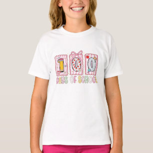 100 Days of School Cute Colorful 100th Day T-Shirt