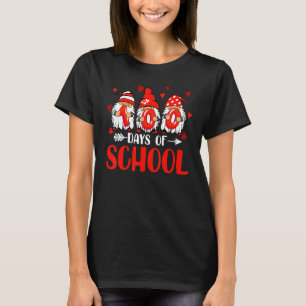 100 Days Of School Cute Gnomes 100th Day Teacher S T-Shirt