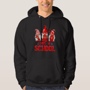 100 Days Of School Cute Gnomes Virtual Learning Te Hoodie
