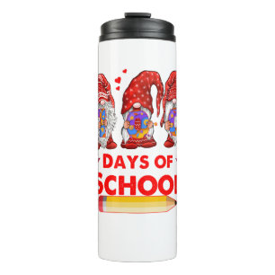 100 Days Of School Cute Gnomes Virtual Learning Te Thermal Tumbler