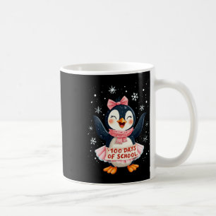 100 Days Of School Cute Penguin 100 Days Of Learni Coffee Mug