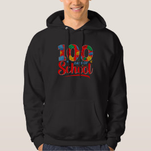 100 Days of School Cute Toy Build Bricks Boys Girl Hoodie