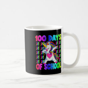 100 Days Of School Cute Unicorn 100th Day Smarter  Coffee Mug