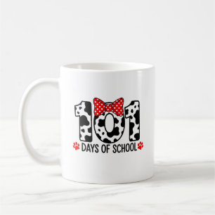 100 Days of School Dalmatian Dog Boy Kid 100th Day Coffee Mug