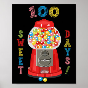 100 Days of School Design 100 Days of School Gumba Poster