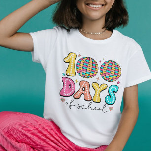 100 Days of School Disco Celebration – Colourful T-Shirt