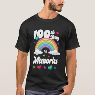 100 Days of School Elementary Student Teacher 100t T-Shirt