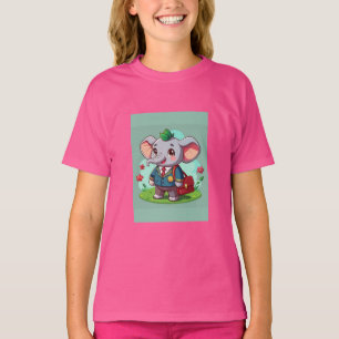 100 Days OF School Elephant Teacher Zoo Themed T-Shirt