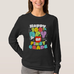 100 Days Of School First Grade Brighter Teacher An T-Shirt