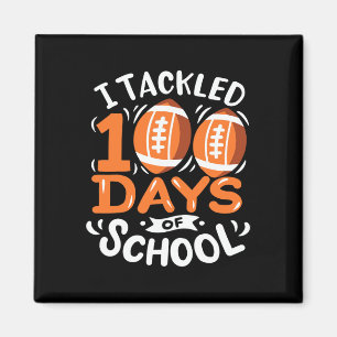 100 Days Of School Football I Tackled 100 Days Of Magnet