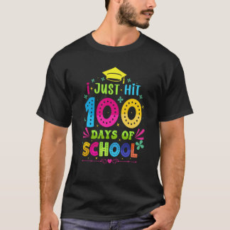 100 Days Of School for Teacher Boys Girls Kids Cos T-Shirt