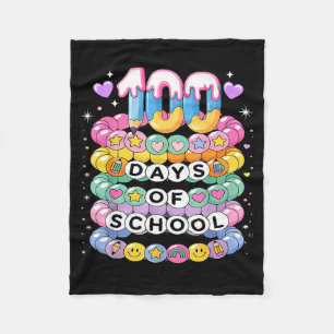 100 Days Of School Friendship Bracelets 100 Days S Fleece Blanket