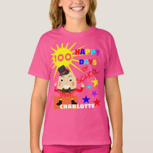 100 Days Of School Fun Humpty Dumpty Personalised T-Shirt