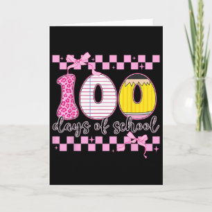 100 Days Of School Funny 100th Day Teacher Boys Gi Card