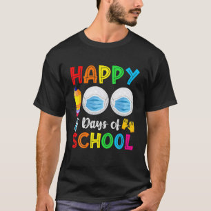 100 Days Of School Funny Golf Face Mask Teacher St T-Shirt