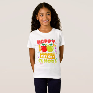 100 Days of School Girls T-Shirt