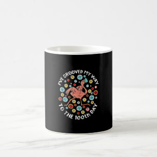 100 Days Of School Groove Flamingo Face Mask Coffee Mug