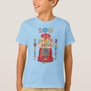 100 Days of School Gumball Machine T-Shirt