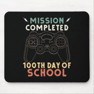 100 Days Of School Happy 100th Day Of School Mouse Mat