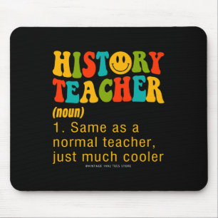 100 Days Of School History Teacher Social Studies Mouse Mat