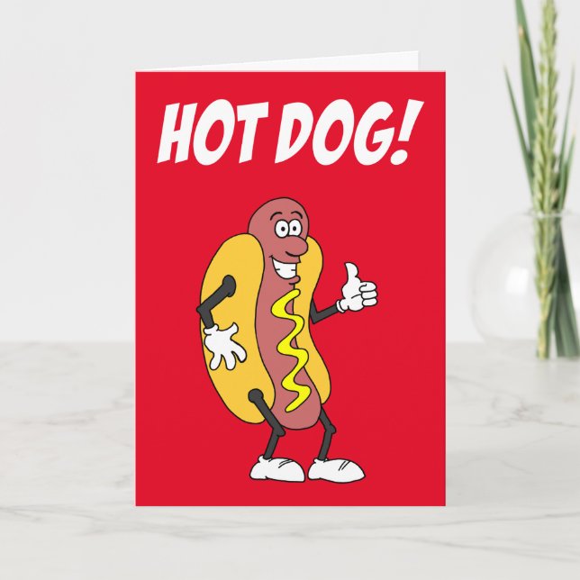 100 Days Of School Hot Dog Card (Front)