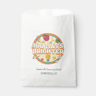 100 Days of School Hundred Days 100th Groovy Favour Bags