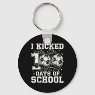 100 Days Of School I Kicked Soccer 100th Day Of Sc Key Ring