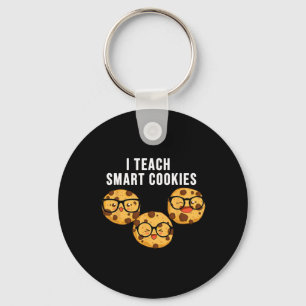 100 Days Of School I Teach Smart Cookies For Schoo Key Ring