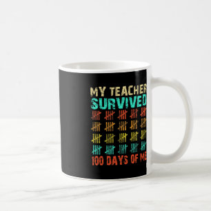 100 Days of School Kids 100th Day of School Costu Coffee Mug