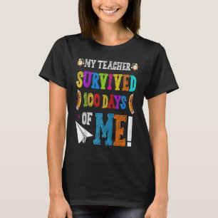 100 Days of School Kids 100th Day of School Costum T-Shirt