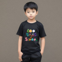 100 Days of School Kids' T-Shirt 100 Days Brighter