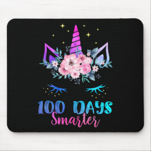 100 Days Of School Kids Teacher 100th Day Rainbow Mouse Mat