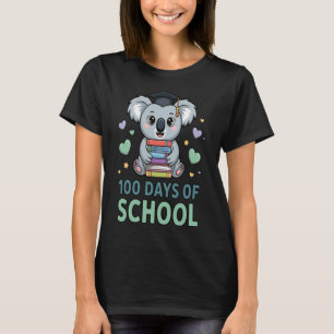 100 Days Of School Koala Student Teacher T-Shirt
