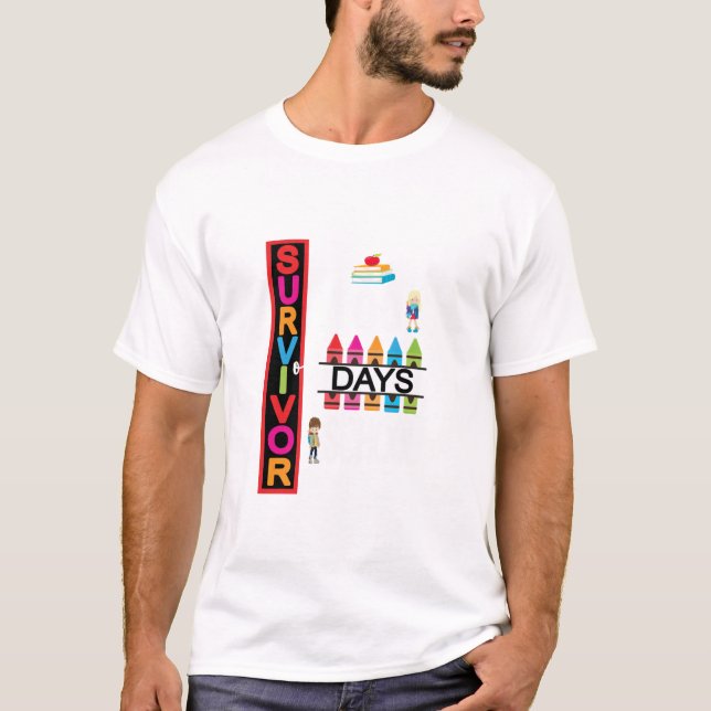 100 Days Of School Long Sleeve Shirt For Teachers  (Front)