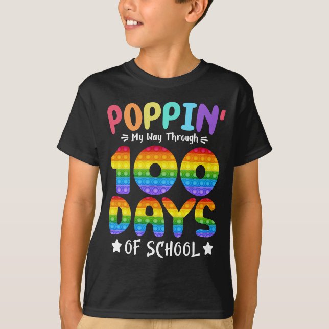 100 days of School Magical Learning Smarter  T-Shirt (Front)
