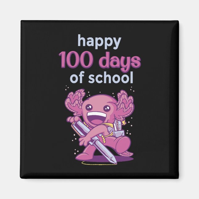 100 days of school magnet (Front)