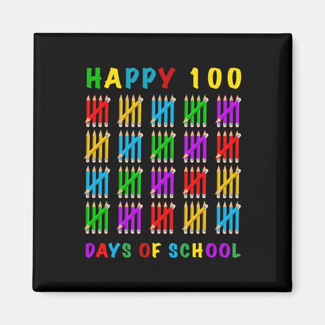 100 Days Of School  Magnet (Front)