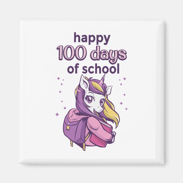 100 days of school magnet (Front)
