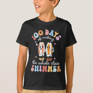 100 Days Of School Making The Whole Cl Shimmer Gir T-Shirt