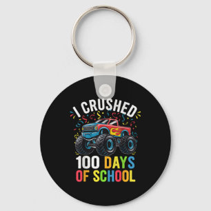 100 Days Of School Monster Truck 100th Day Of Key Ring