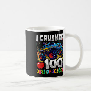 100 Days Of School Monster Truck 100th Day Of Scho Coffee Mug