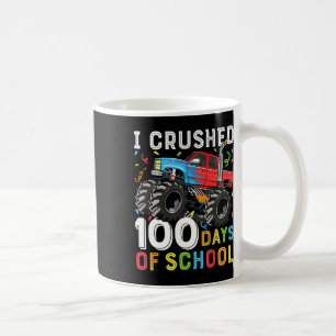100 Days Of School Monster Truck 100th Day Of Scho Coffee Mug