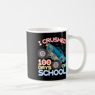 100 Days Of School Monster Truck 100th Day Of Scho Coffee Mug
